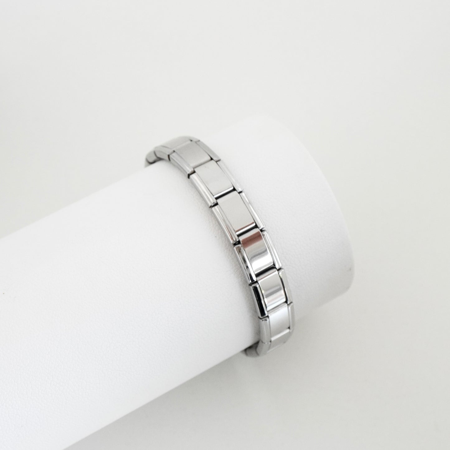 Pulsera italiana básica plateada