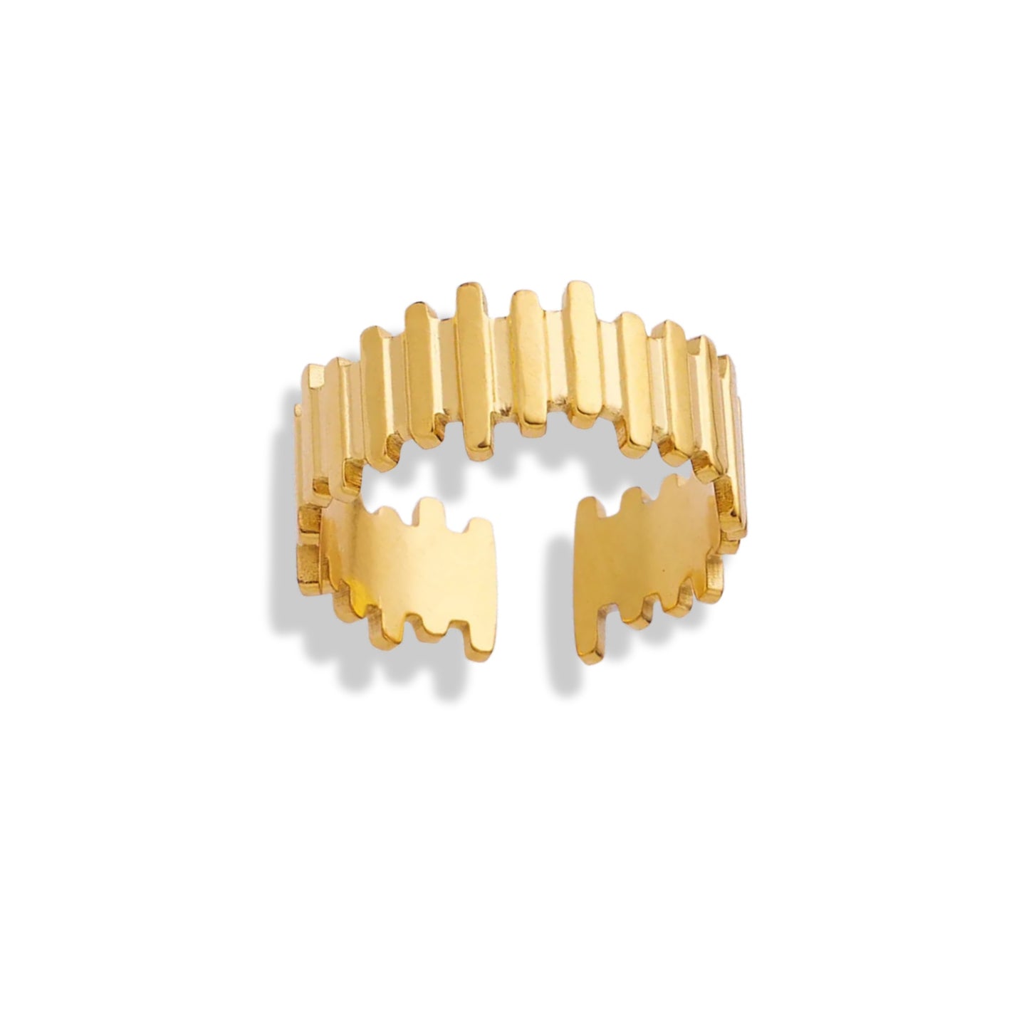 Anillo líneas de acero inoxidable