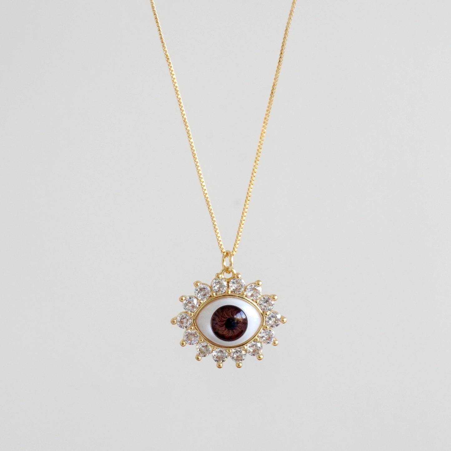 Cadena ojo turco café