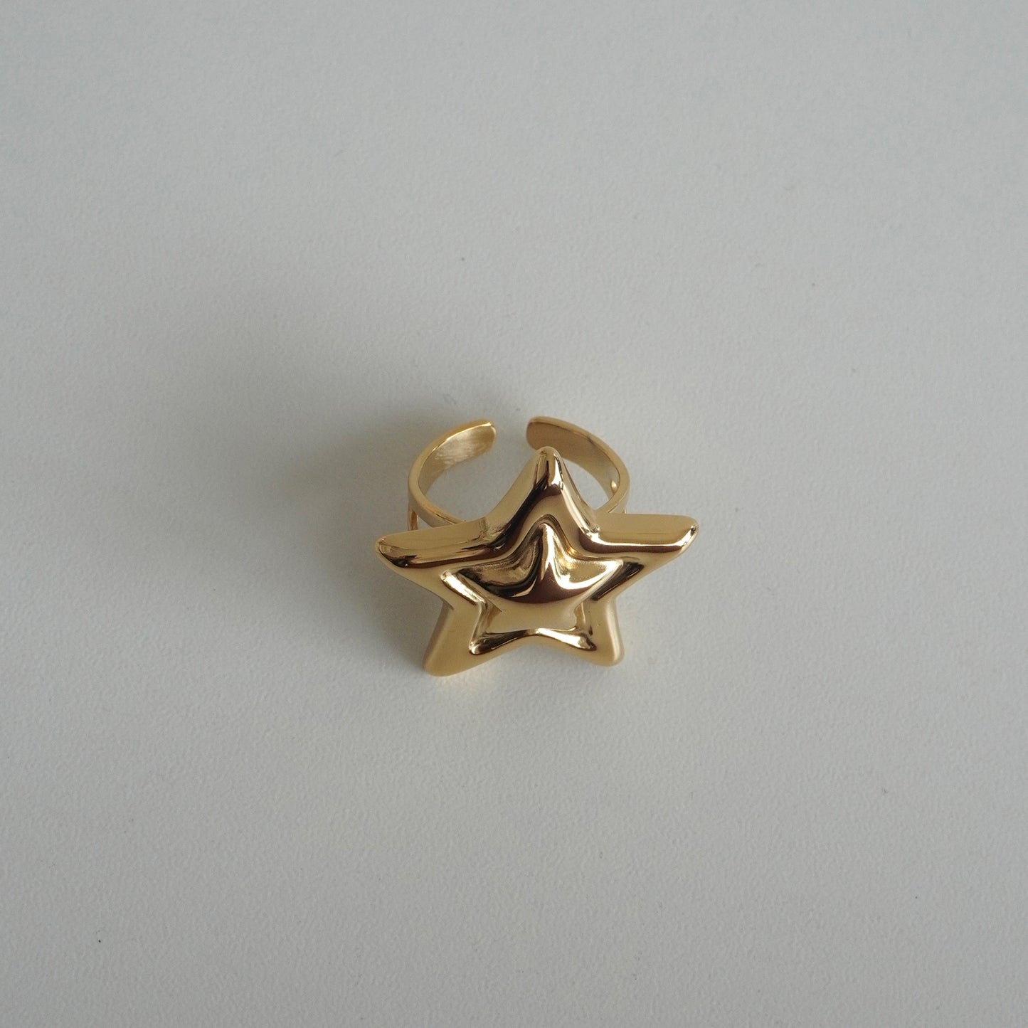 Anillo estrella chunky
