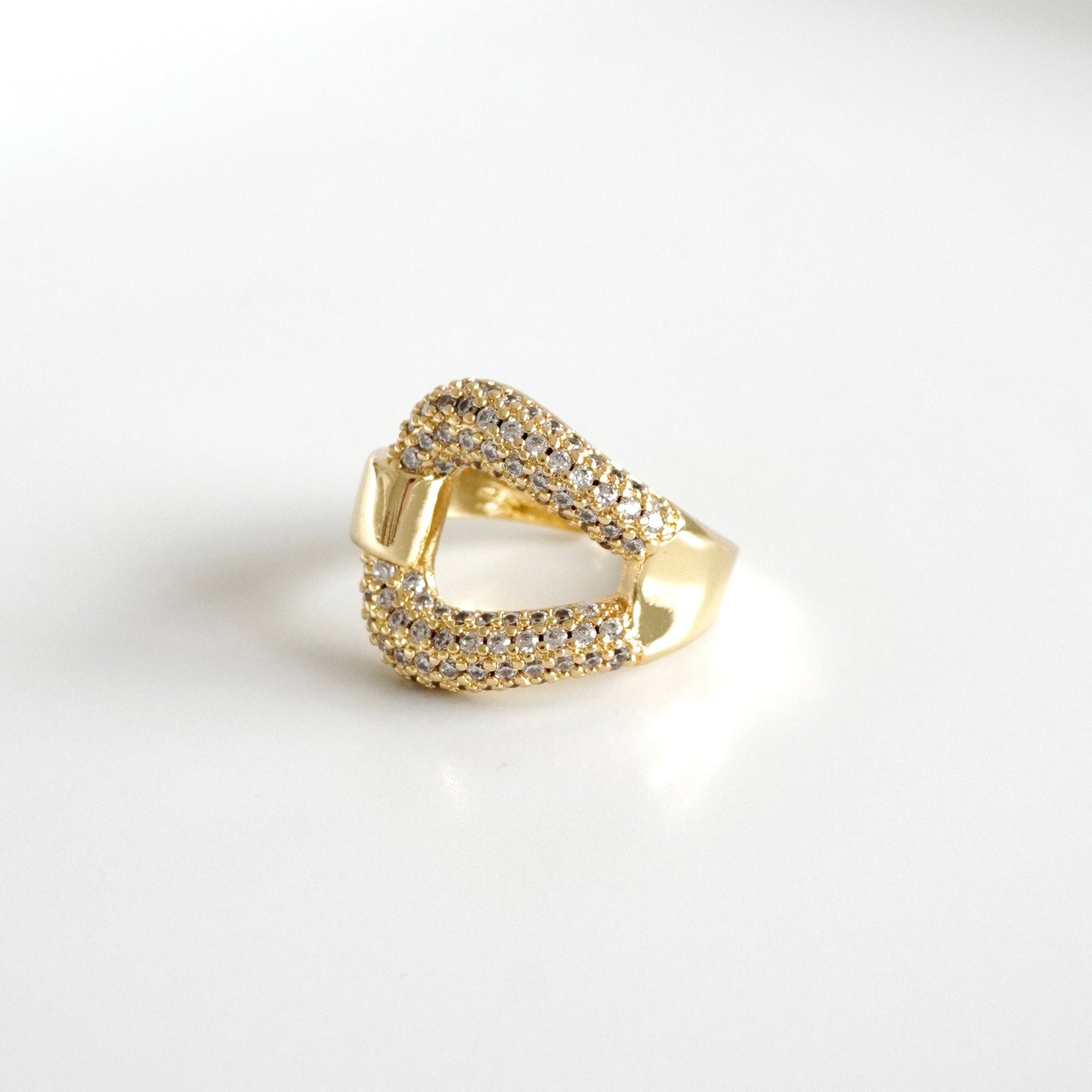 Anillo chunky hebilla