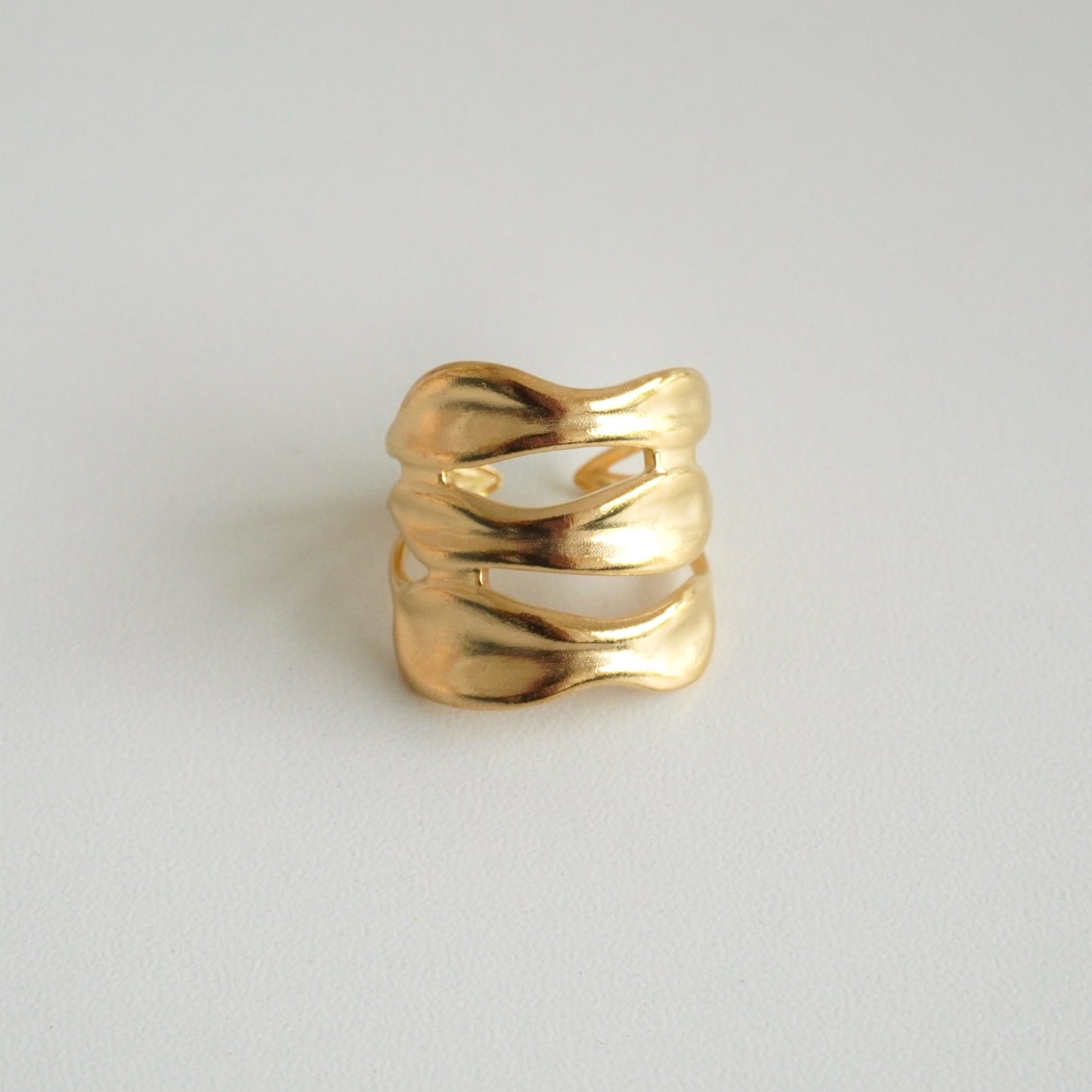 Anillo triple chunky