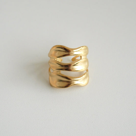Anillo triple chunky