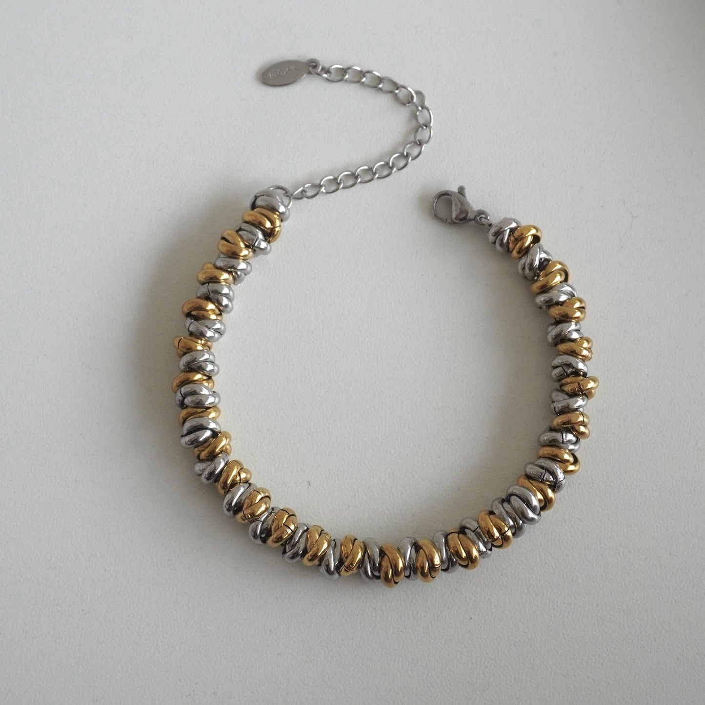 Pulsera cascabeles bicolor