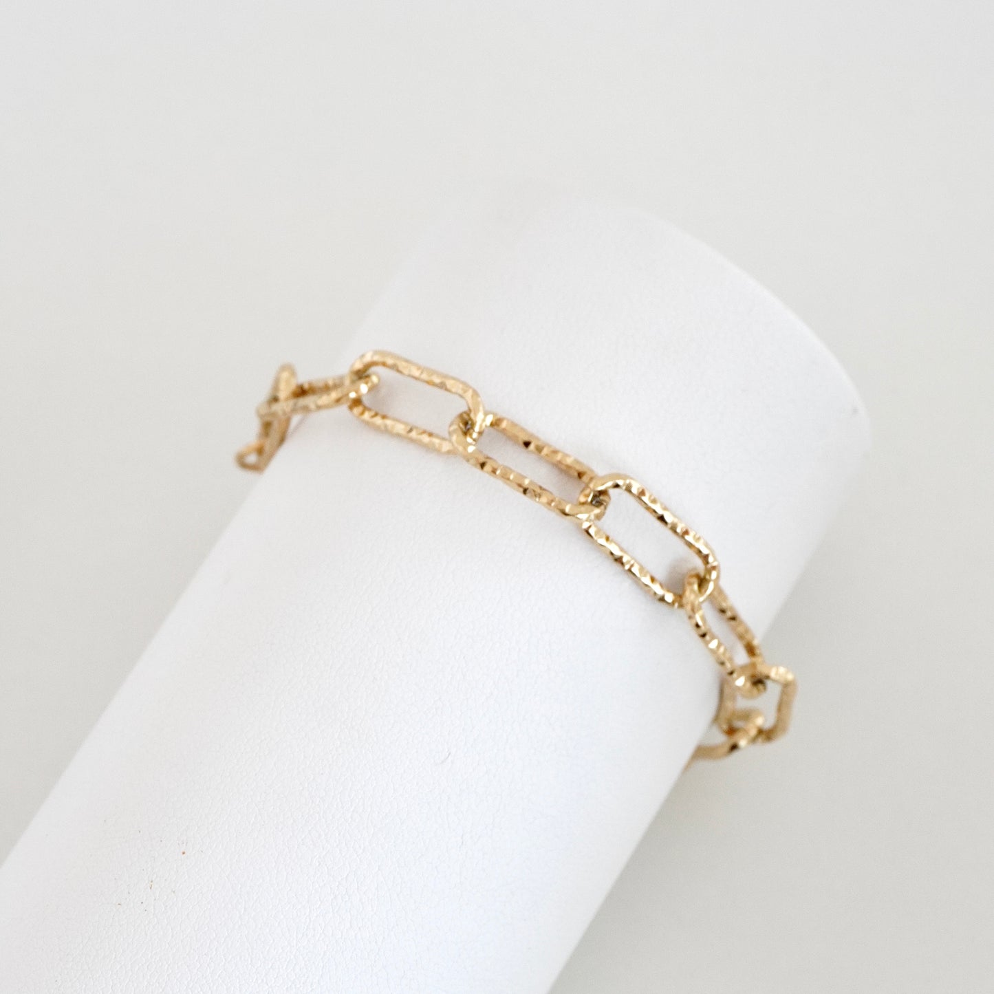 Pulsera eslabones texturizados