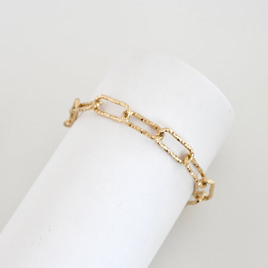 Pulsera eslabones texturizados