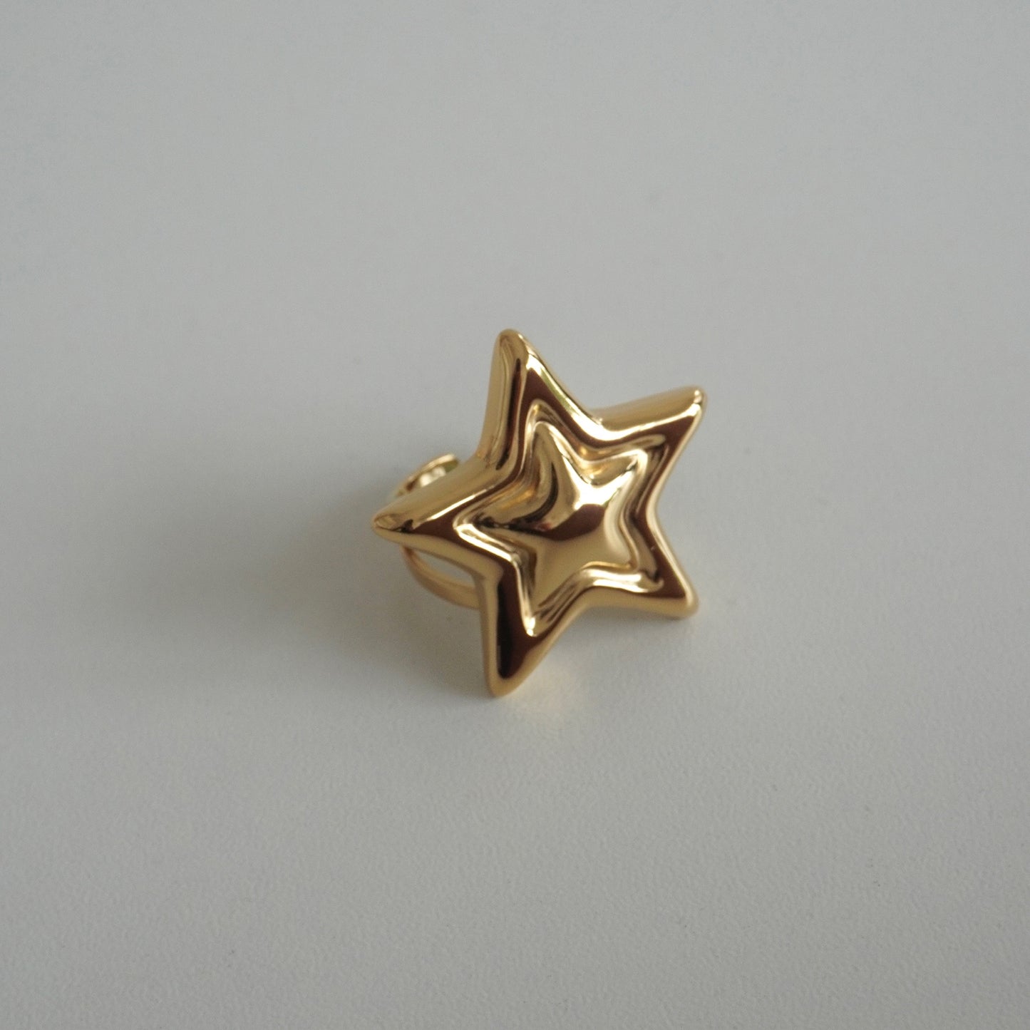 Anillo estrella chunky
