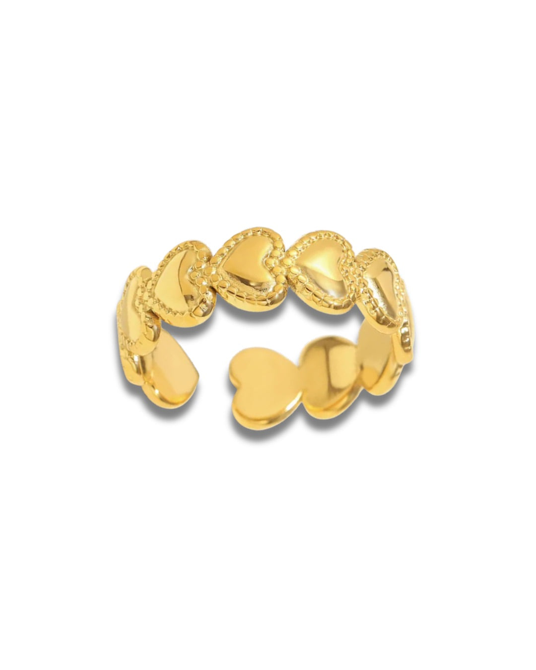Anillo de corazón y bordes