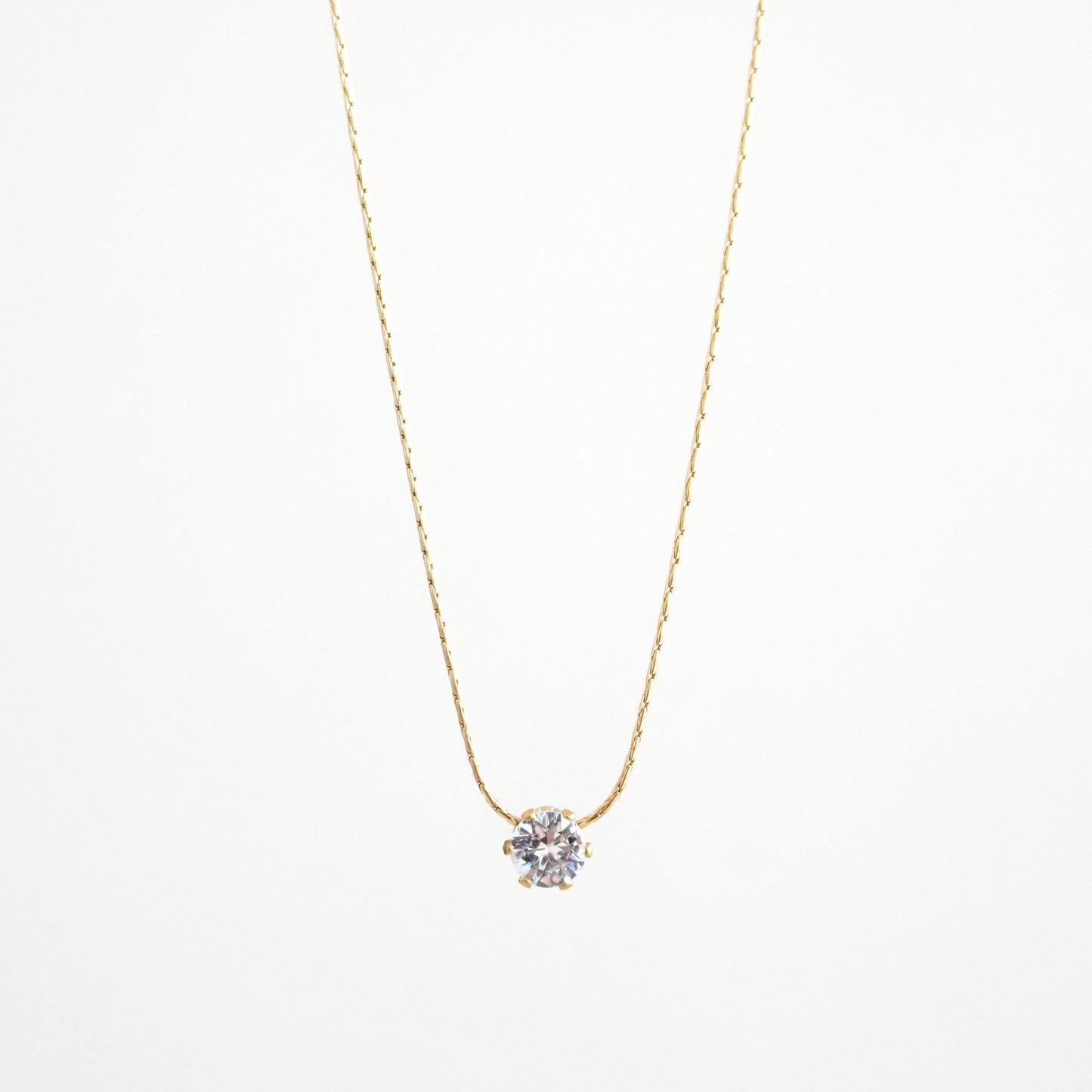 Cadena delgada zirconia mini