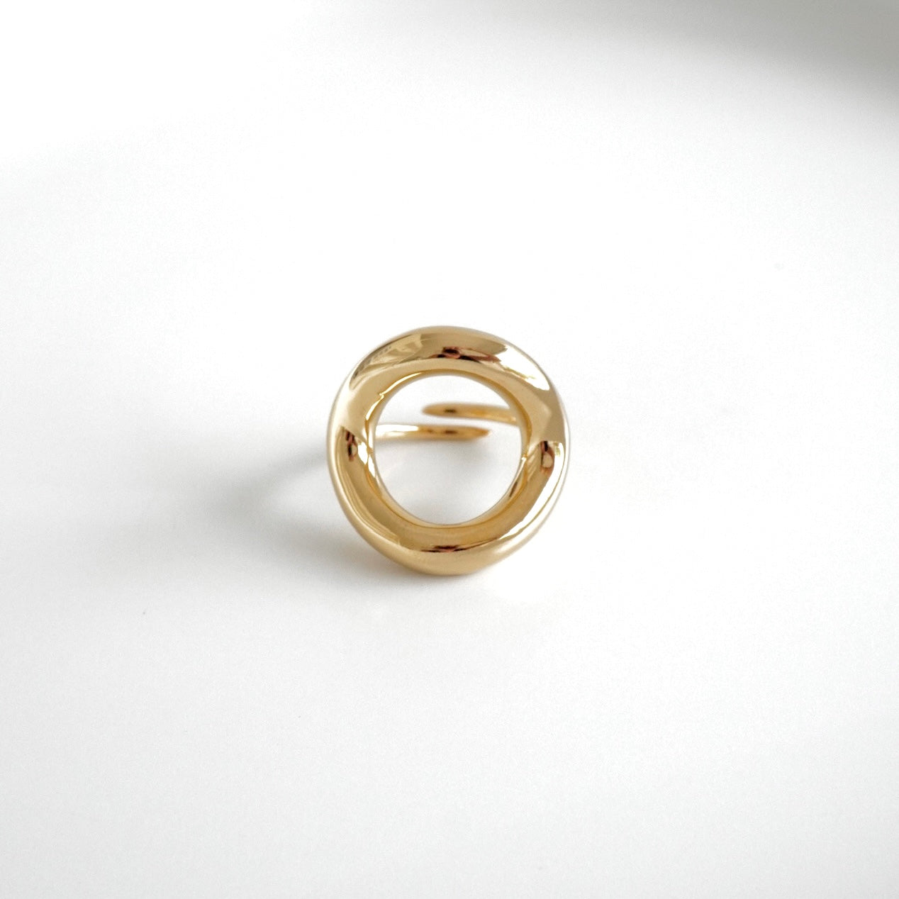 Anillo circulo chunky jumbo