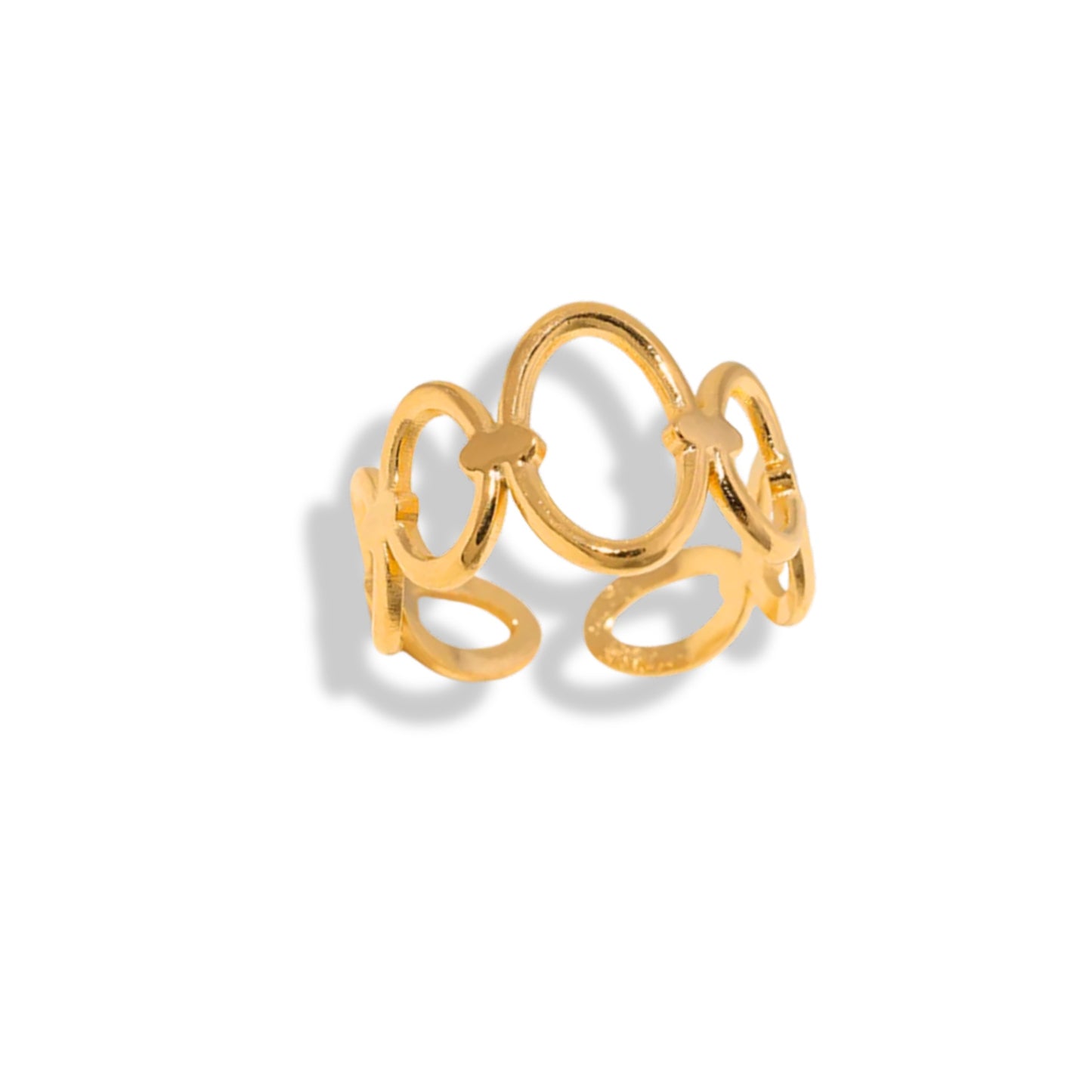 Anillo círculos grandes y pequeños