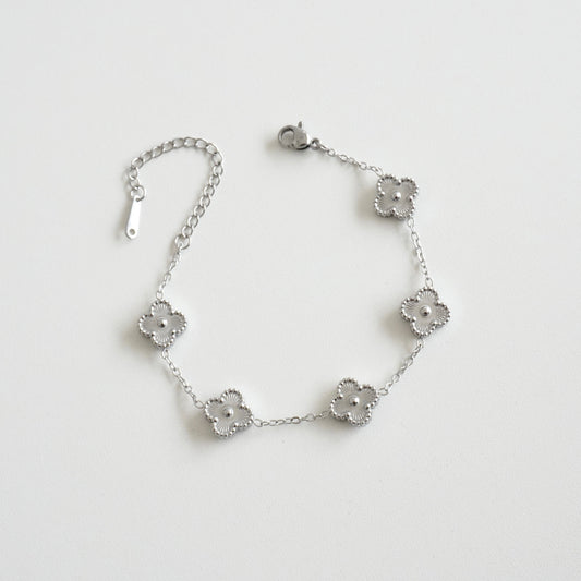 Pulsera van cleef plateada