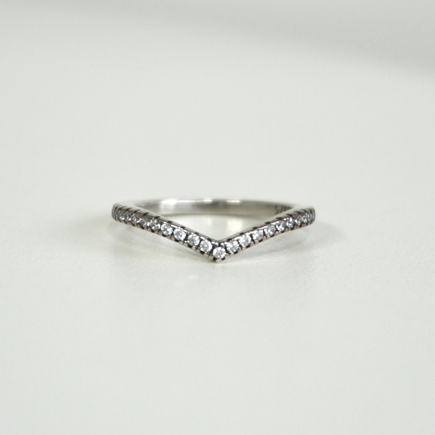 Anillo semi corona Plata 925
