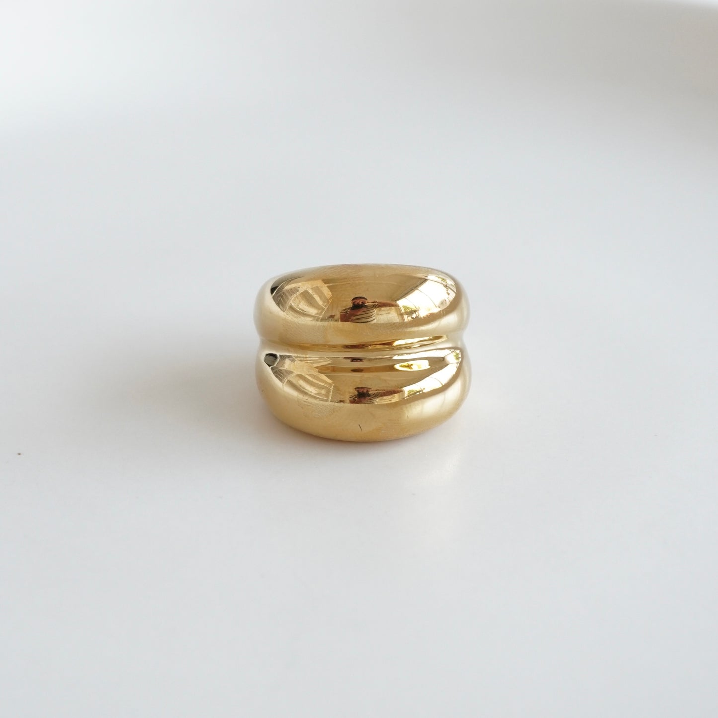 Anillo doble chuncky