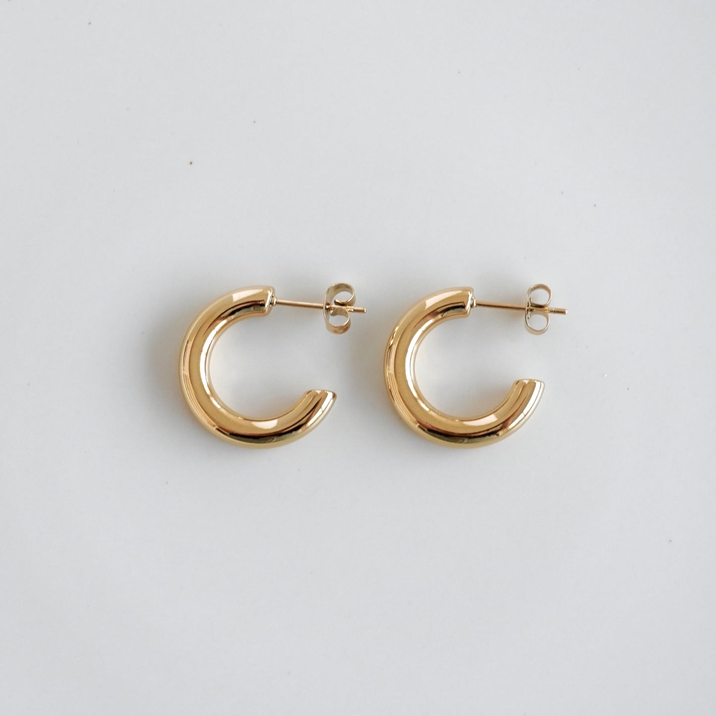 Hoops mini doradas