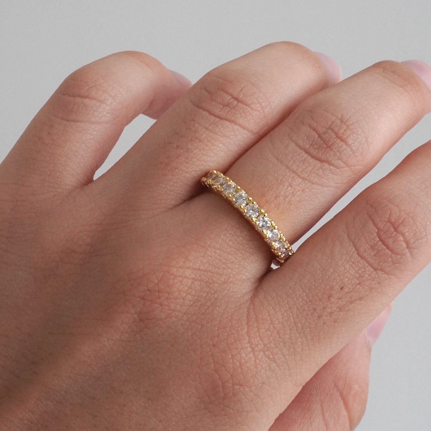 Anillo zirconias semi completo