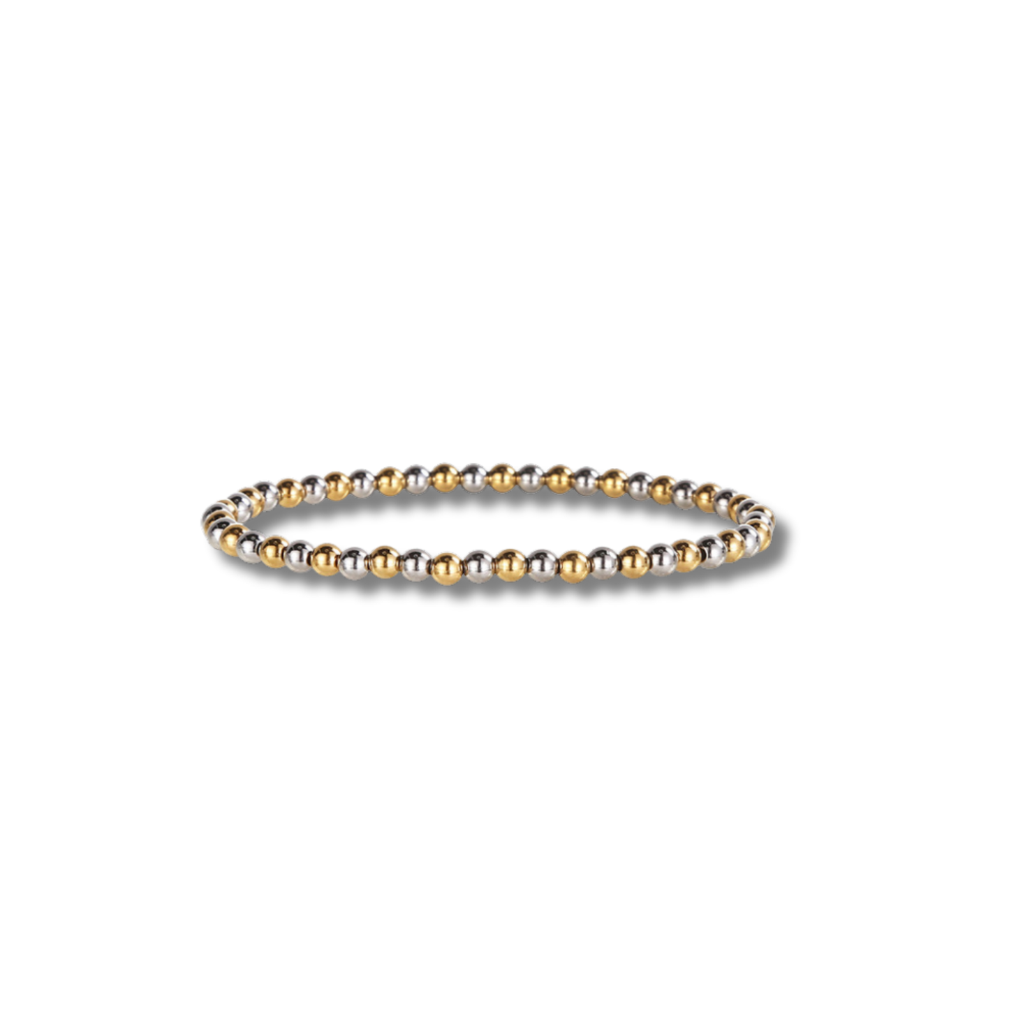 Pulsera bolitas bicolor 4mm