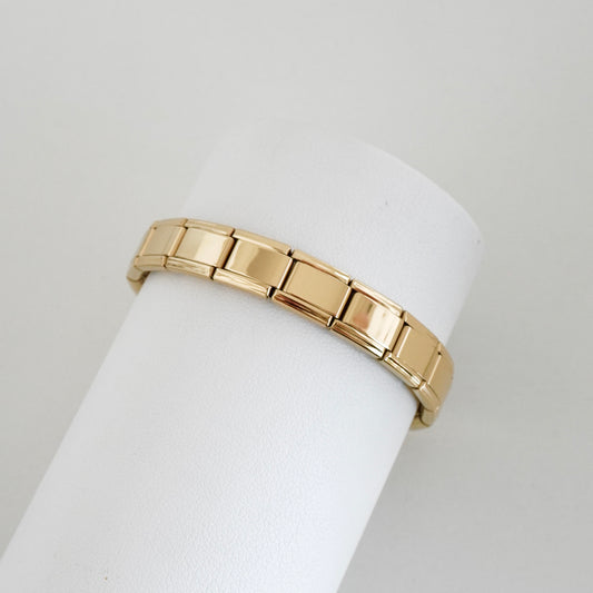Pulsera italiana básica dorada
