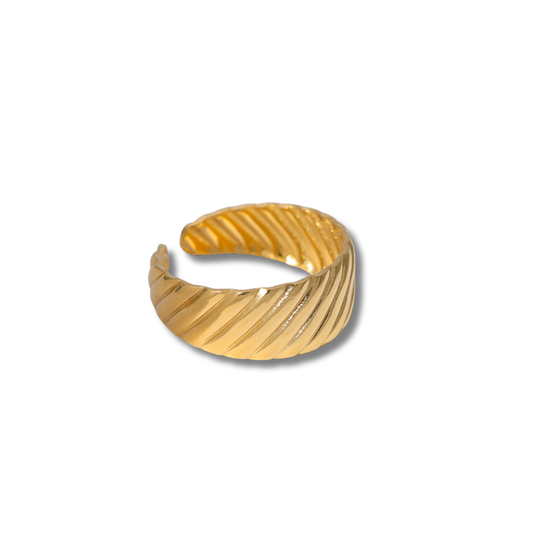 Anillo de líneas verticales
