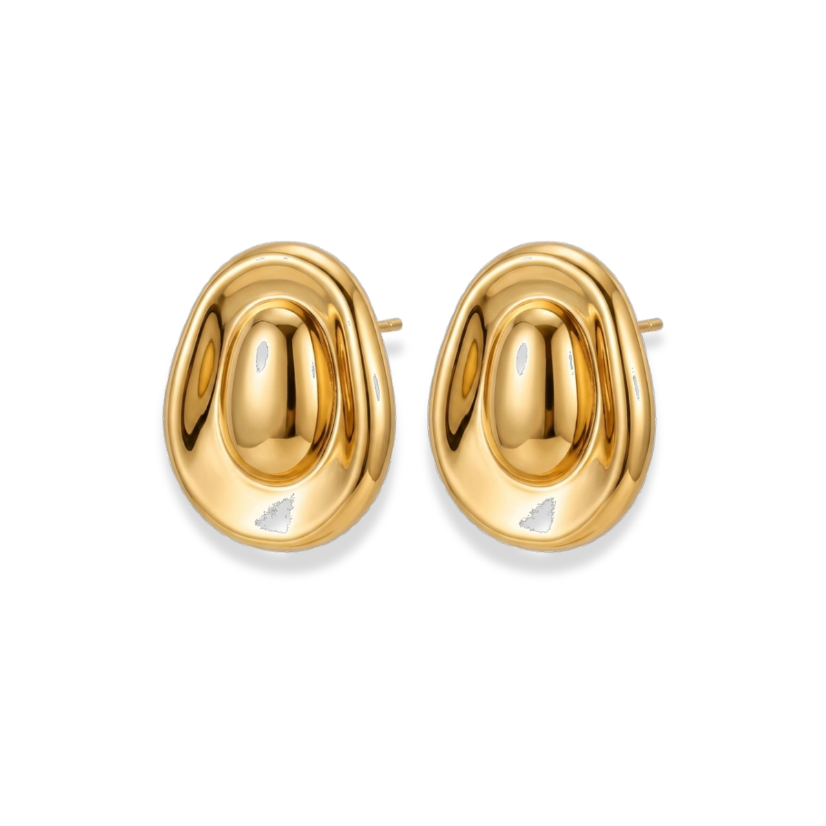 Aretes redondos con forma ovalada2ñl