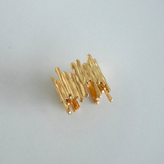 Anillo chuncky líneas
