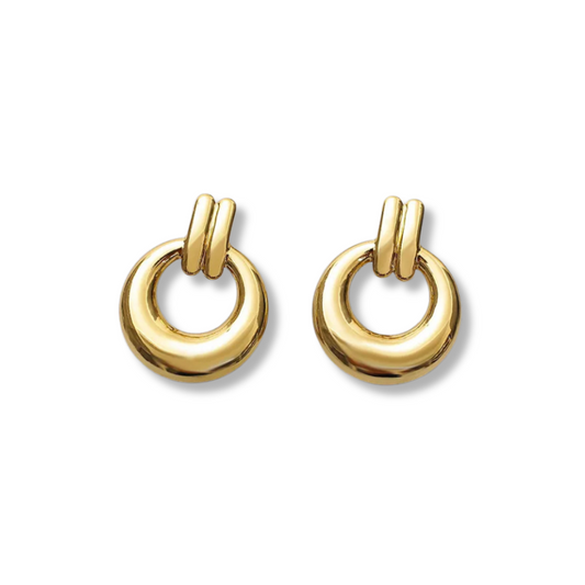 Aretes doble linea y circulo