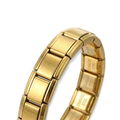 Pulsera italiana dorada regular
