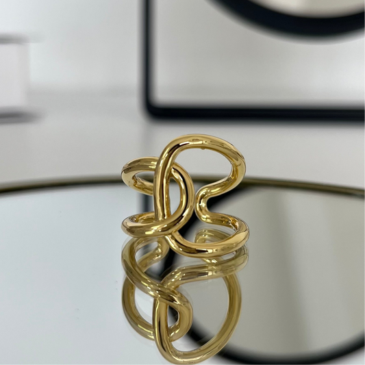 Anillo líneas no simétricas