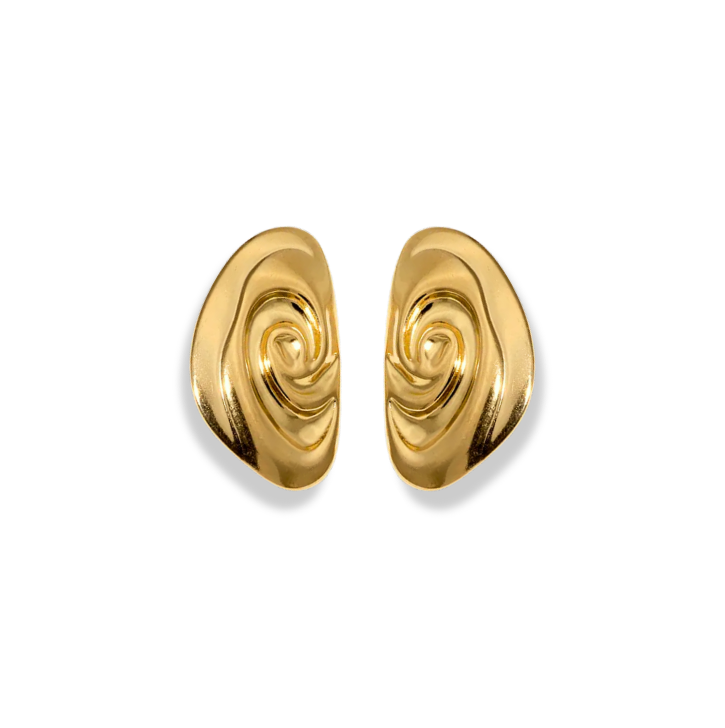 Aretes tsunami ovalados