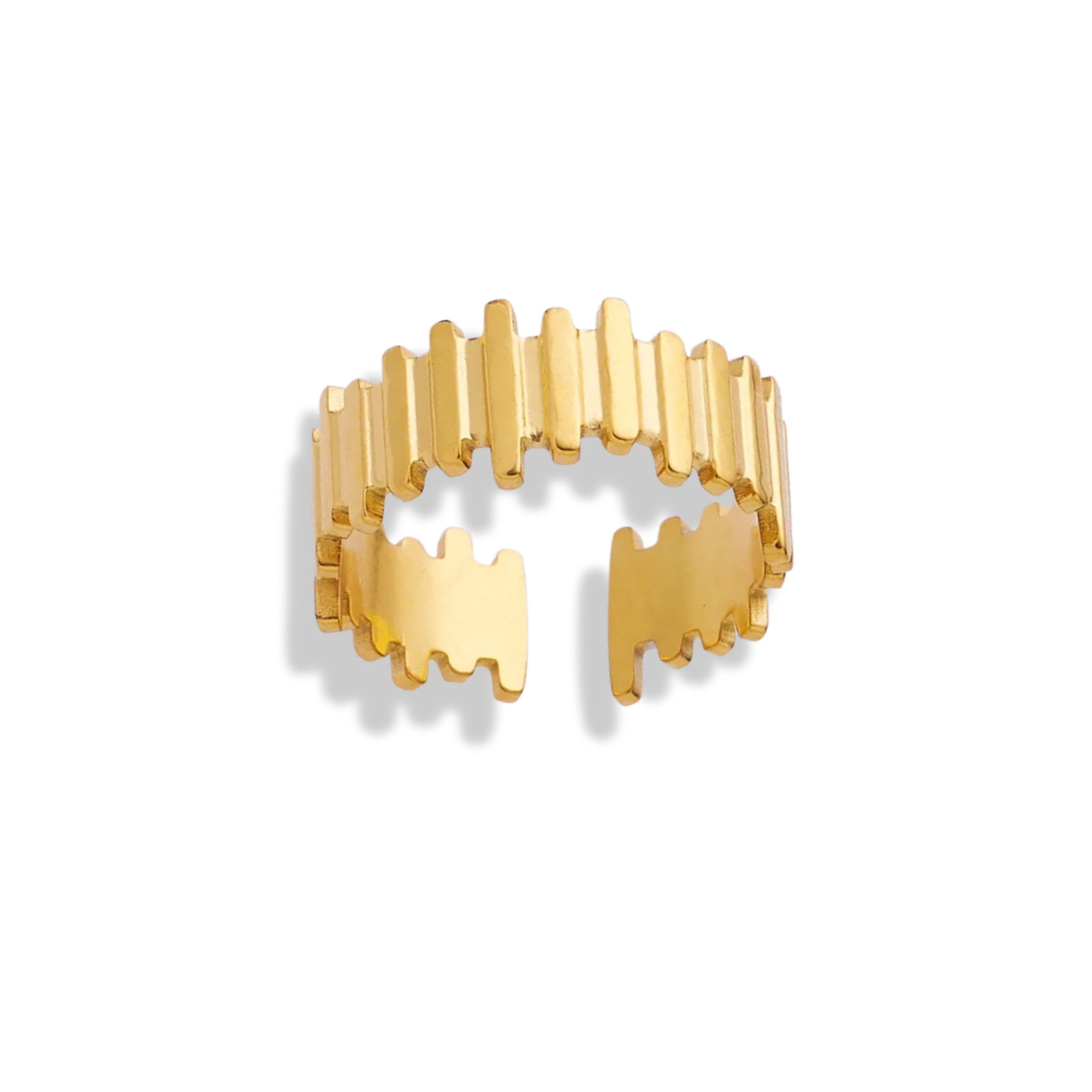 Anillo líneas de acero inoxidable