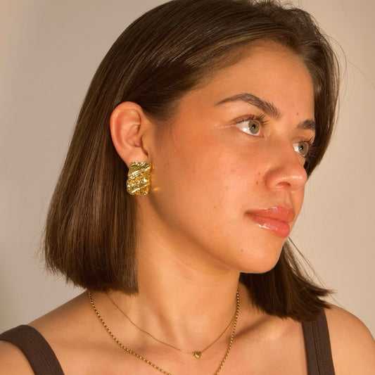 Aretes rectangulares texturizados