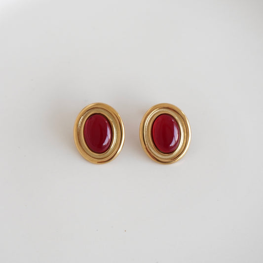 Aretes versátiles rojos