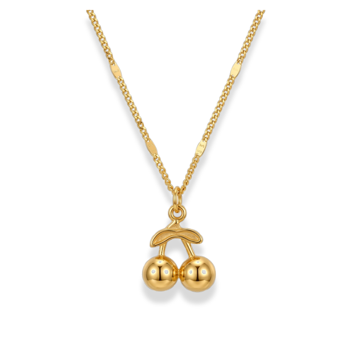 Cadena con dije de cereza