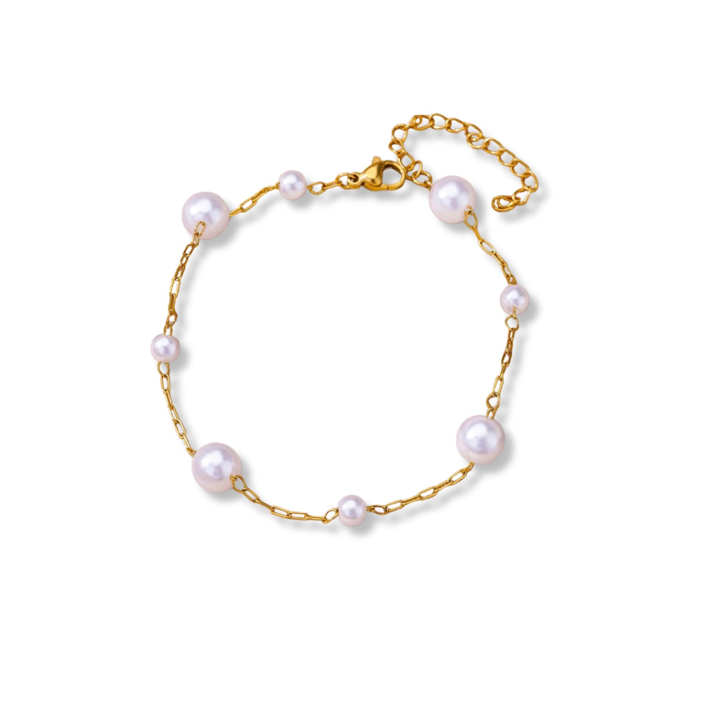Pulsera de perlas y bolitas