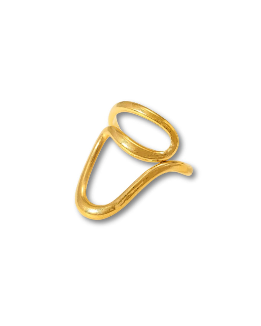 Anillo asimétrico con curvas