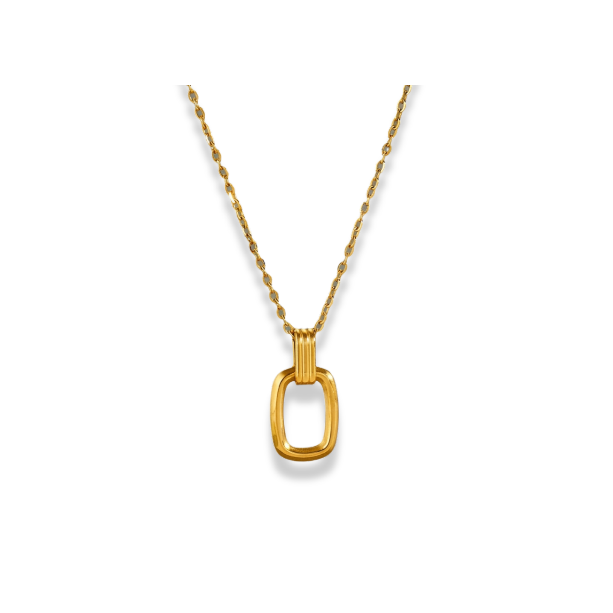Cadena con dije de cuadrado