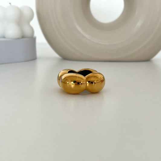 Anillo chuncky dorado