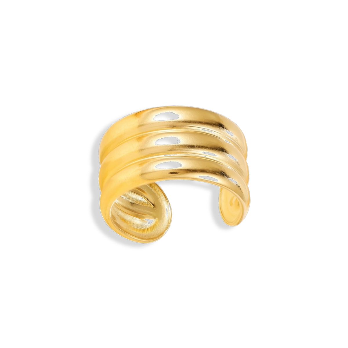 Anillo triple liso