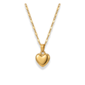 Cadena con dije de corazón liso
