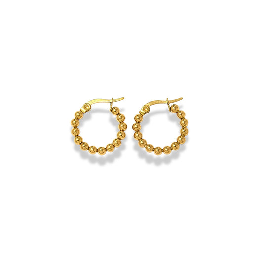 Hoops redondas pequeñas de bolita