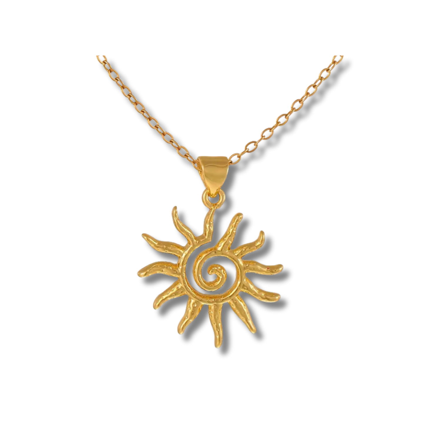 Cadena de sol hueco