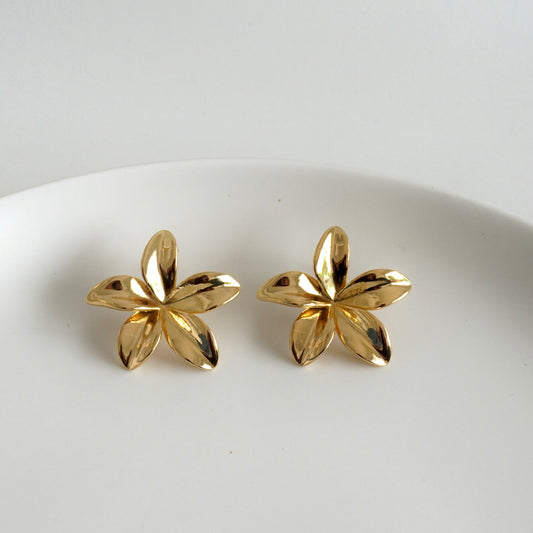 Aretes de flor tropical