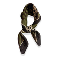 Mascada verde con print
