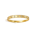 Pulsera rígida con trébol de zirconias