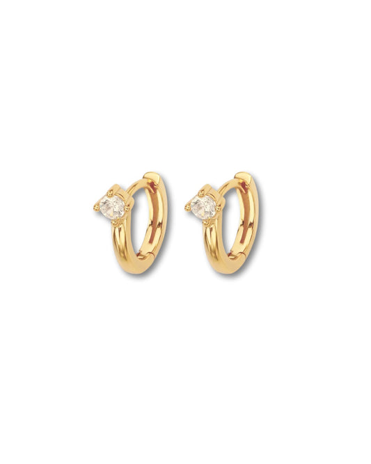 Mini hoops con zirconia