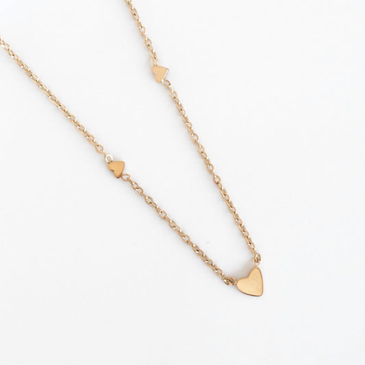 Cadena tres corazones minis