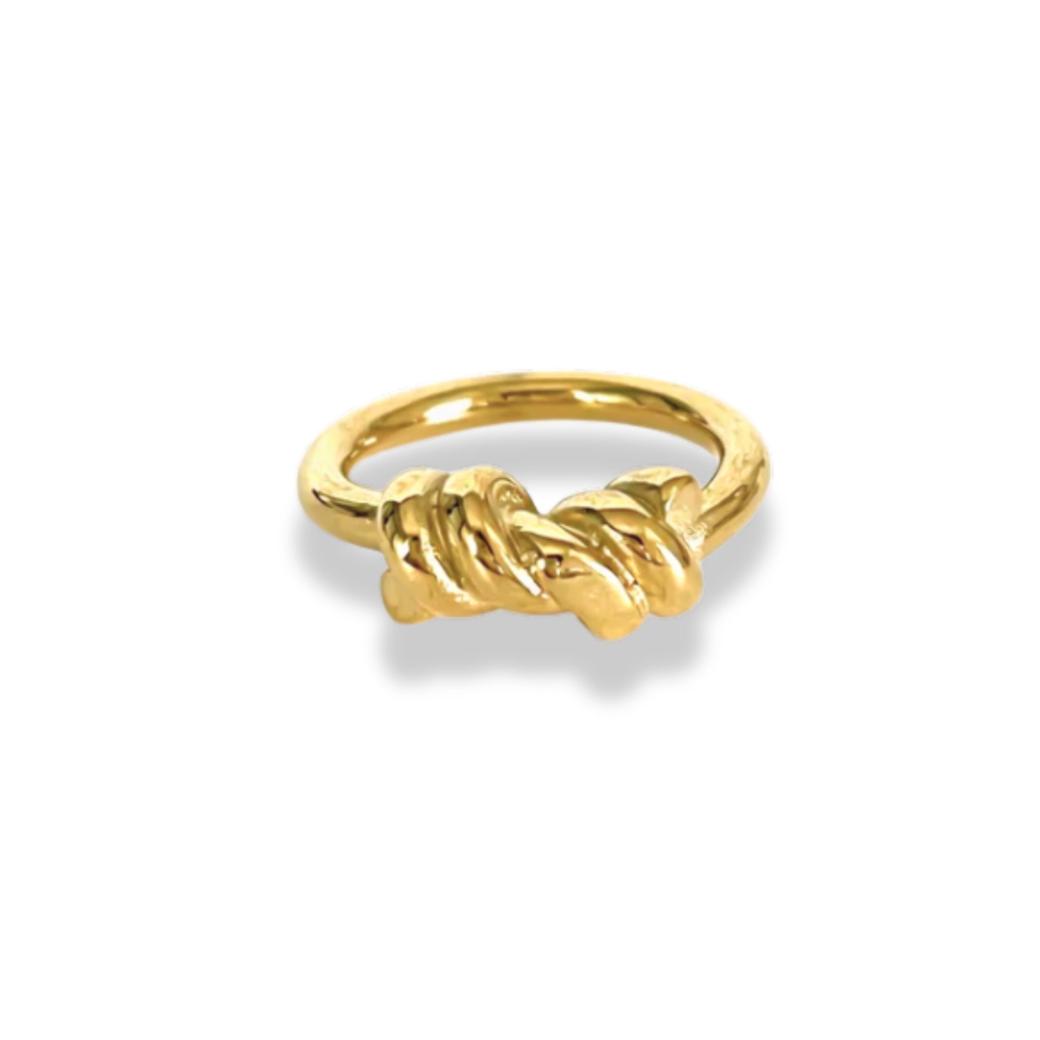 Anillo liso y nudo