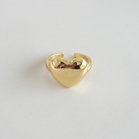 Anillo corazón chuncky