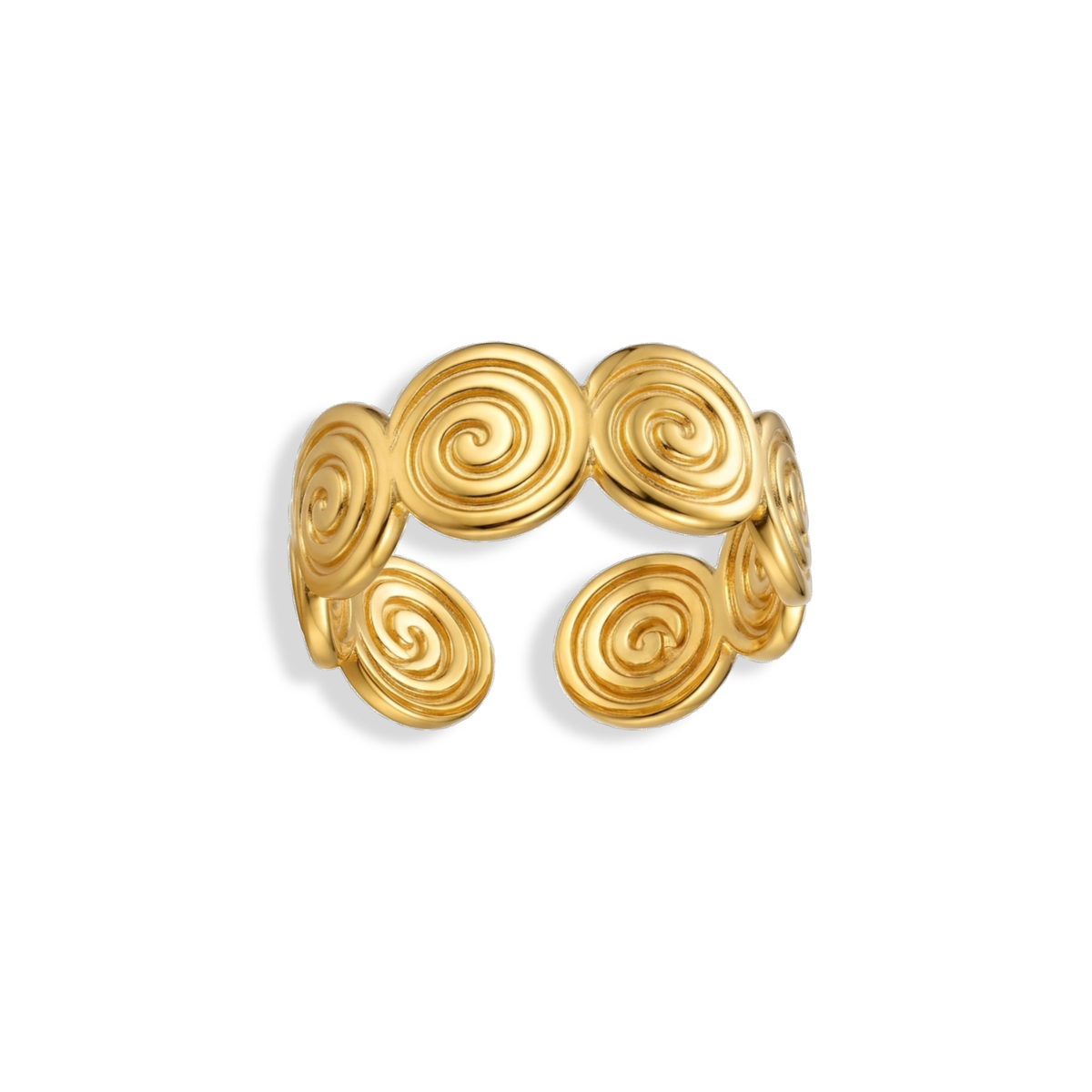Anillo con remolino dentro