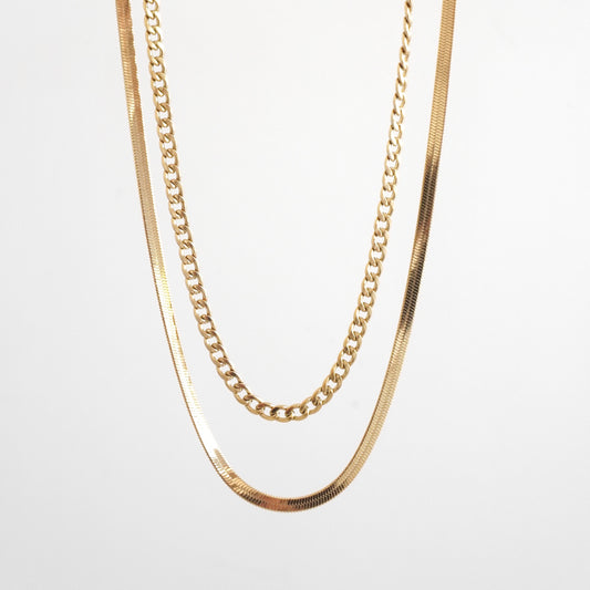 Set de cadenas plana y eslabones